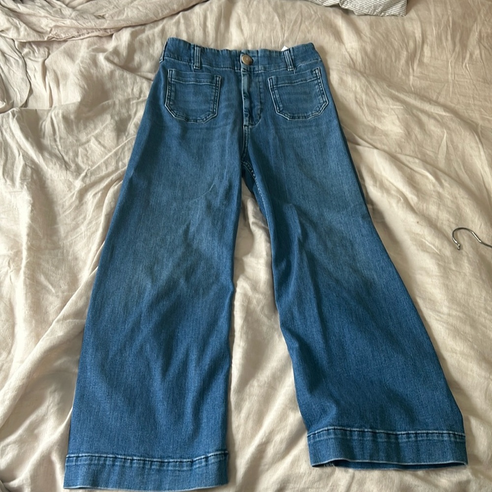 Anthropologie Colette Cropped Denim
